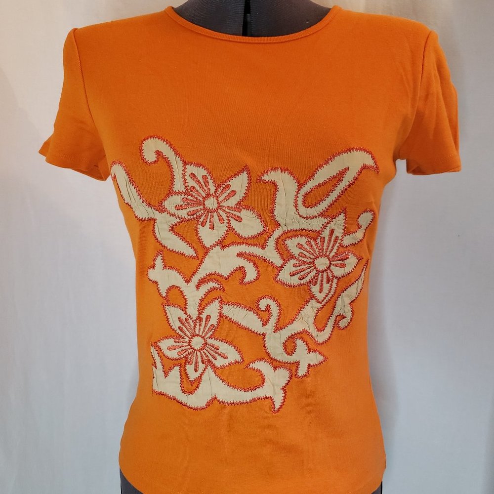 tothemax! Orange Short Sleeved T Shirt